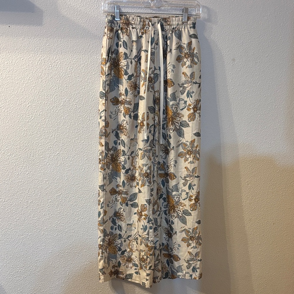 Yozy Floral Print Lined Pants
